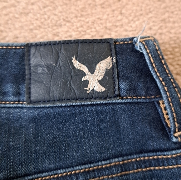 American Eagle Outfitters Jeans Blue Size 6 Long Hi Rise Jegging Skinny Denim - Picture 10 of 13
